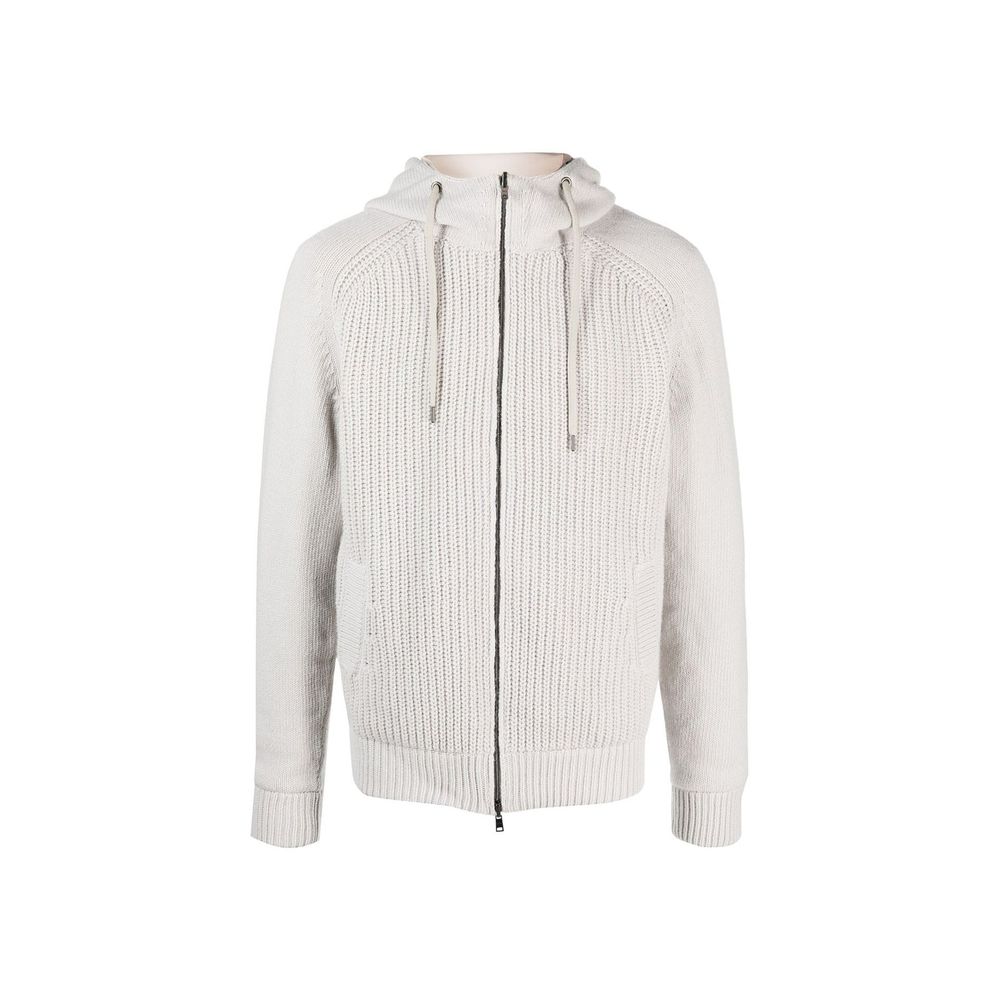Men’s Herno Gray Wool Bomber