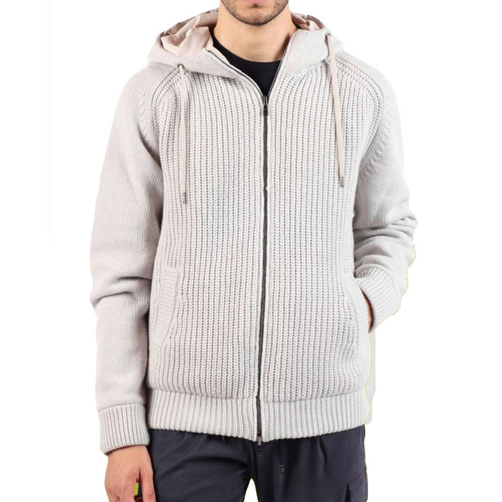 Men’s Herno Gray Wool Bomber