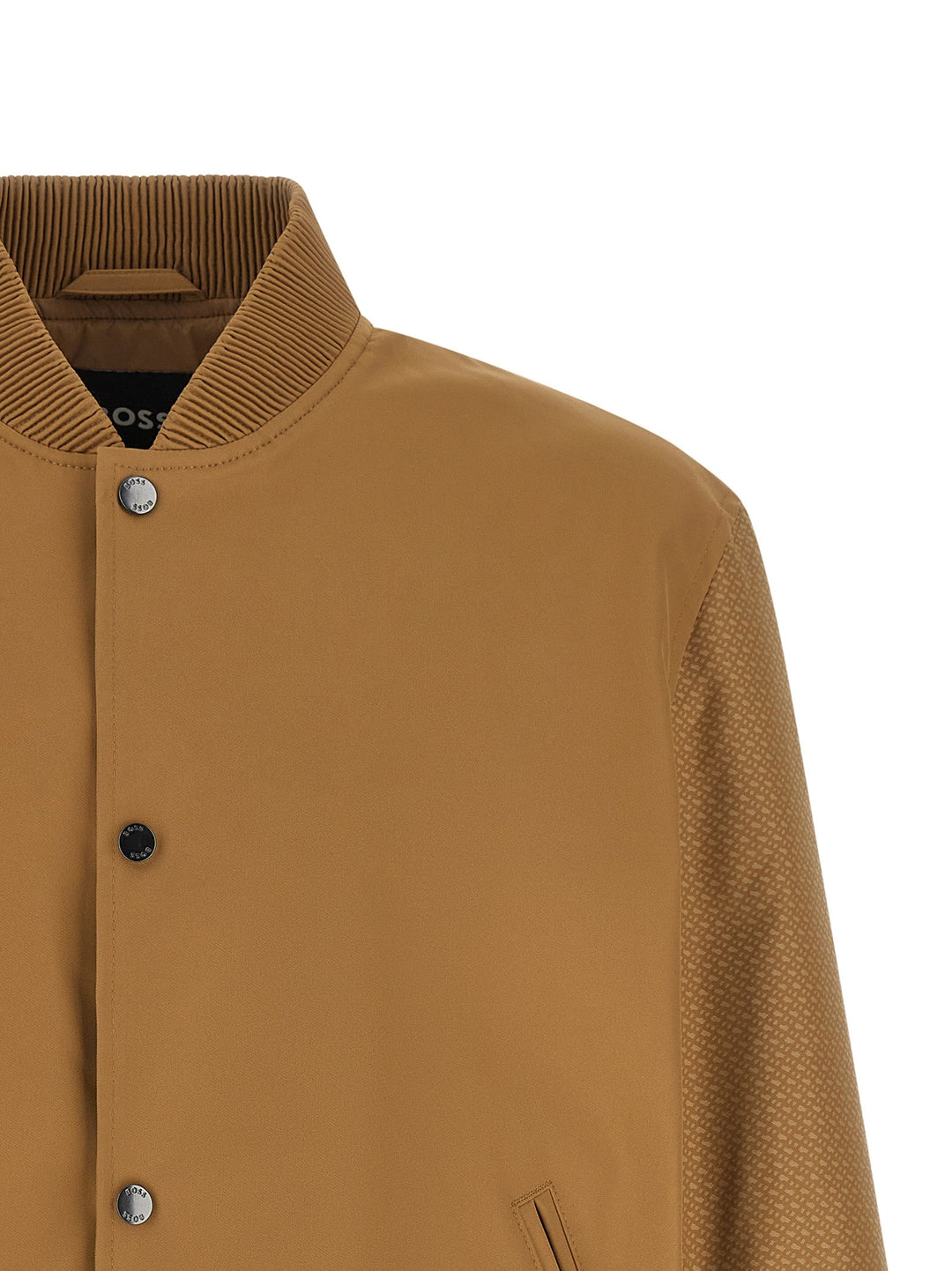 Men’s Hugo Boss Beige Polyester Bomber