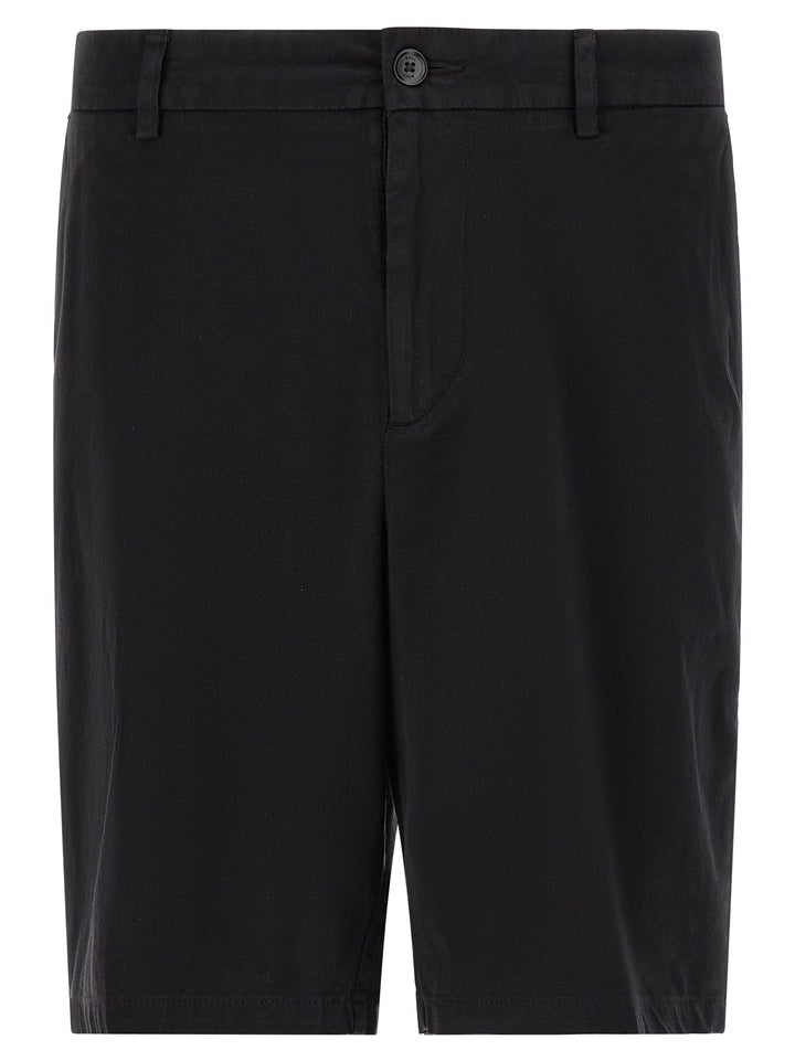Hugo Boss Black Cotton Bermuda Shorts