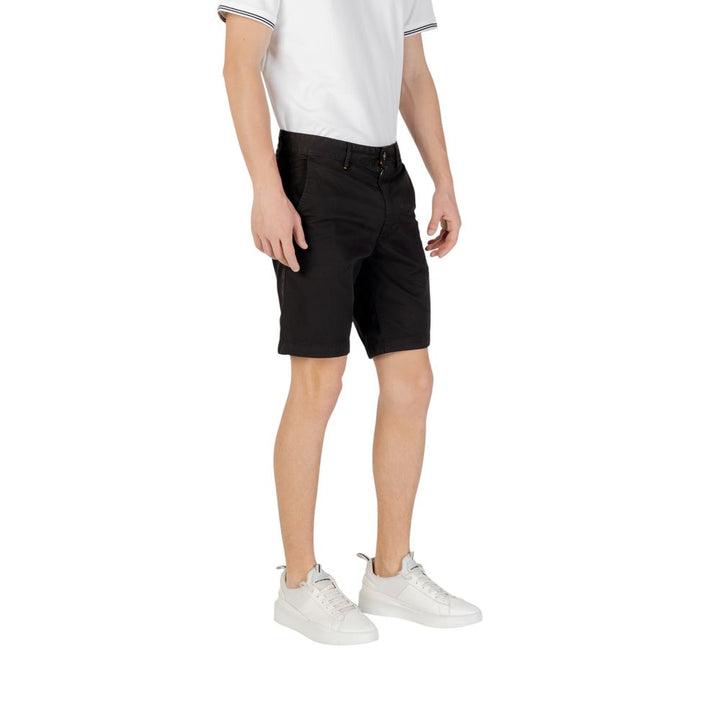 Men’s Hugo Boss Black Cotton Bermuda Shorts