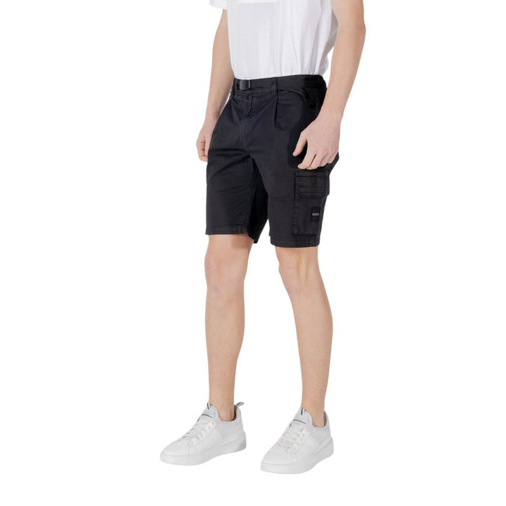 Men’s Hugo Boss Black Cotton Bermuda Shorts