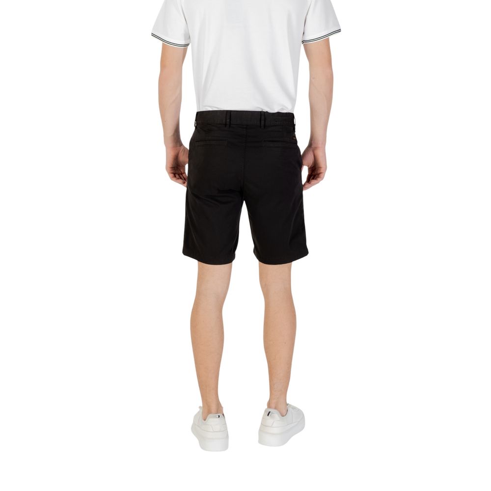 Men’s Hugo Boss Black Cotton Bermuda Shorts