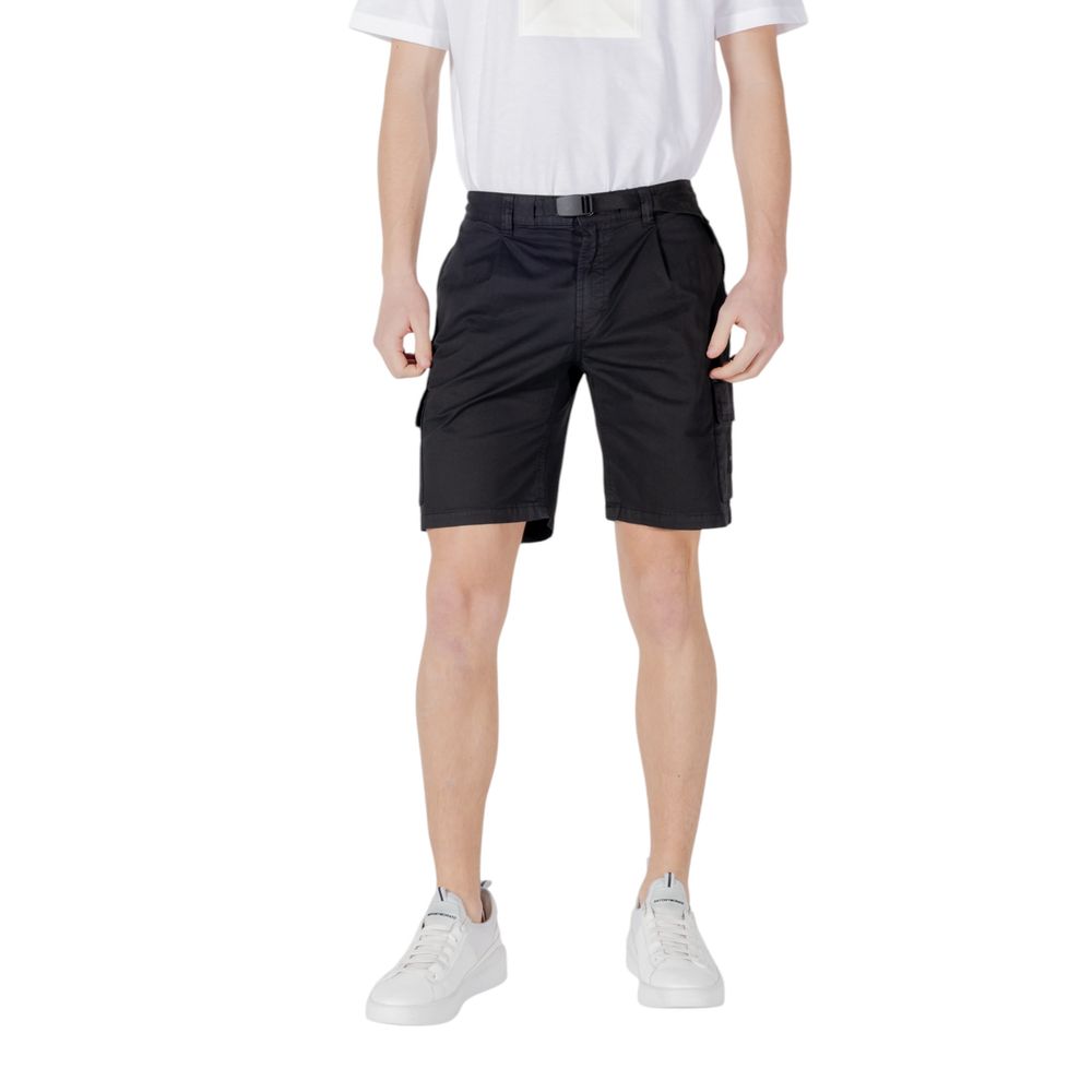 Men’s Hugo Boss Black Cotton Bermuda Shorts