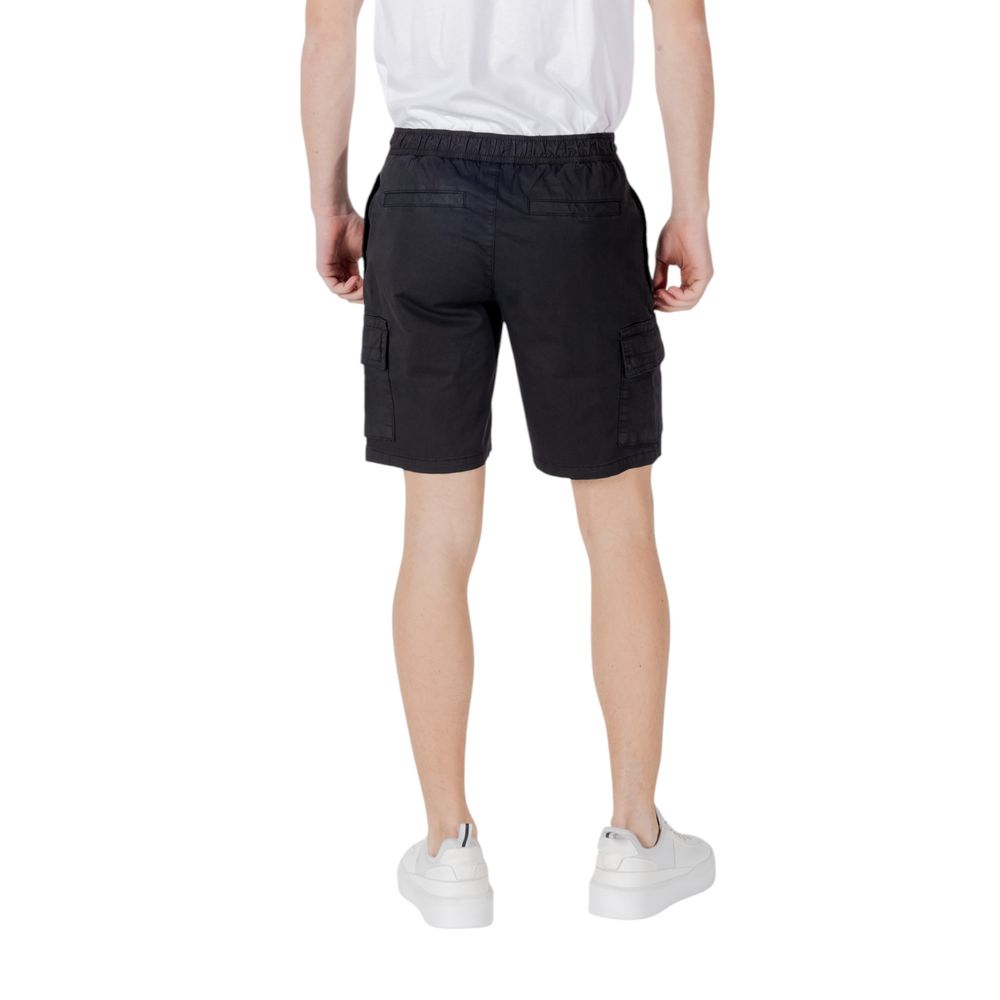 Men’s Hugo Boss Black Cotton Bermuda Shorts