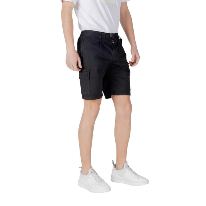 Men’s Hugo Boss Black Cotton Bermuda Shorts