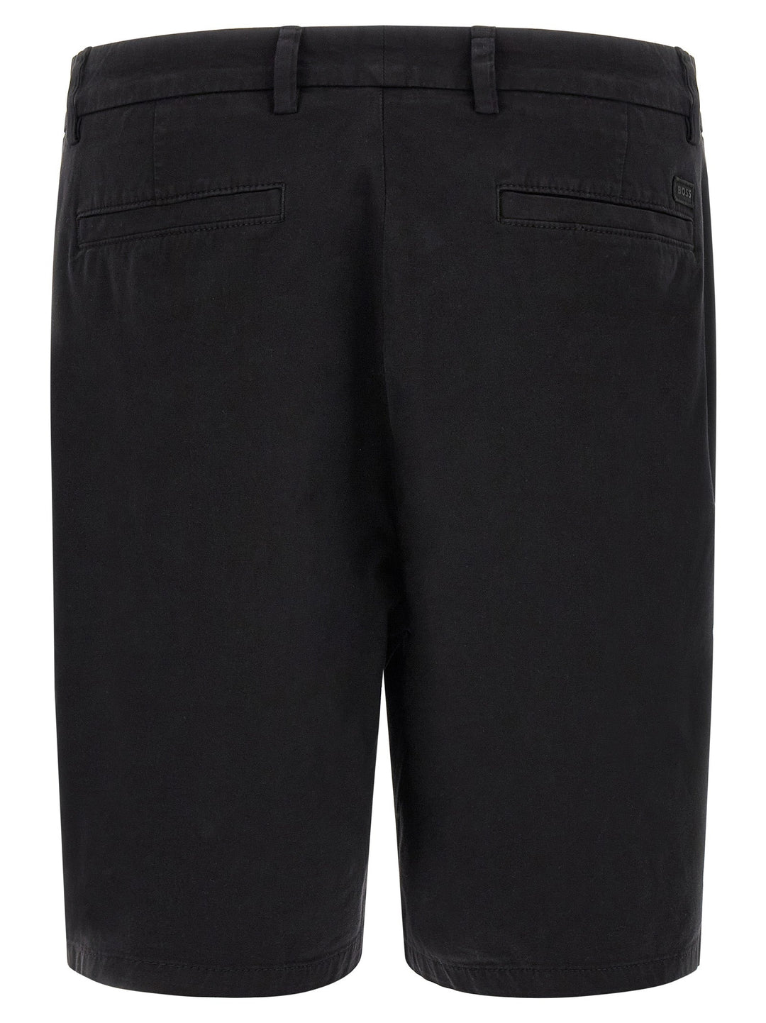 Hugo Boss Black Cotton Bermuda Shorts