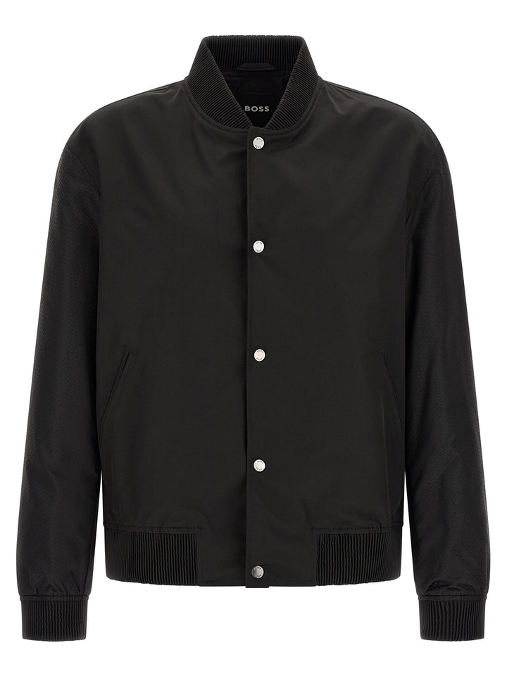 Men’s Hugo Boss Black Polyester Bomber