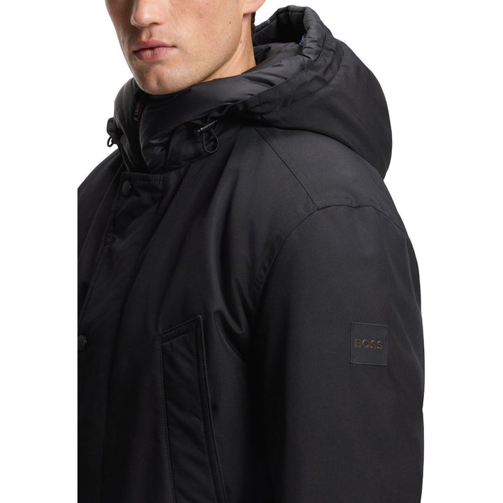 Men’s Hugo Boss Black Polyester Full-length Jacket