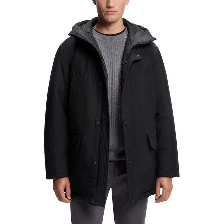 Men’s Hugo Boss Black Polyester Full-length Jacket