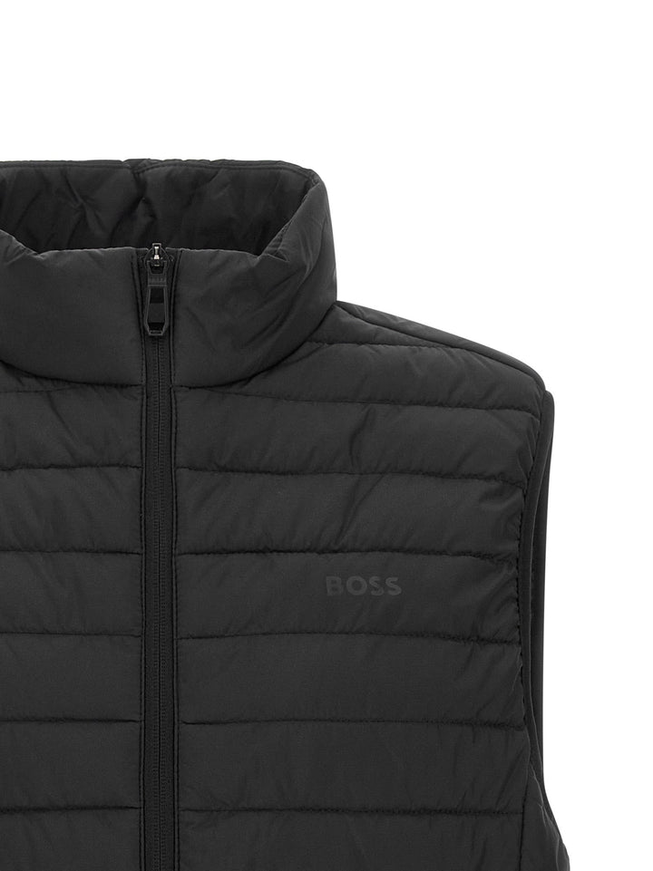 Men’s Hugo Boss Black Polyester Sleeveless Jacket