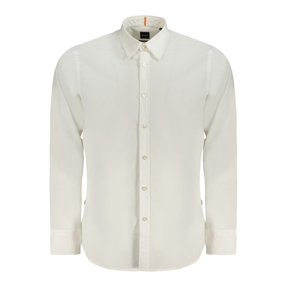 Men’s Hugo Boss White Cotton Men Shirt