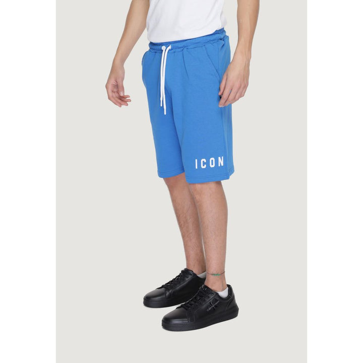 Men’s Icon Blue Cotton Bermuda Shorts