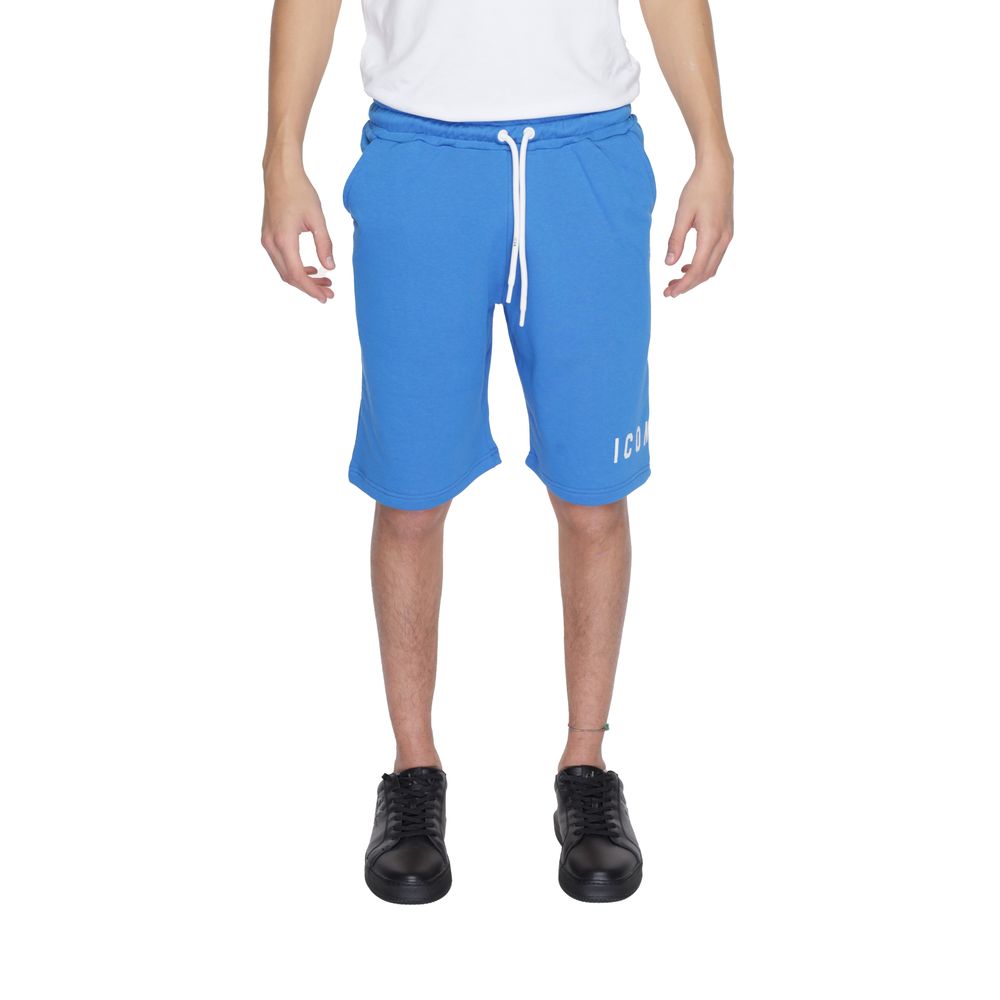 Men’s Icon Blue Cotton Bermuda Shorts