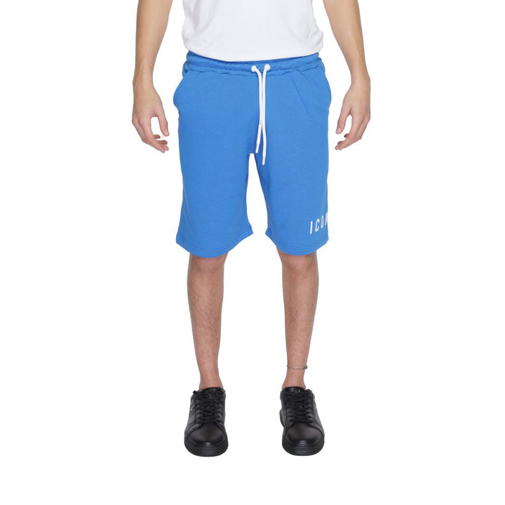 Men’s Icon Blue Cotton Bermuda Shorts