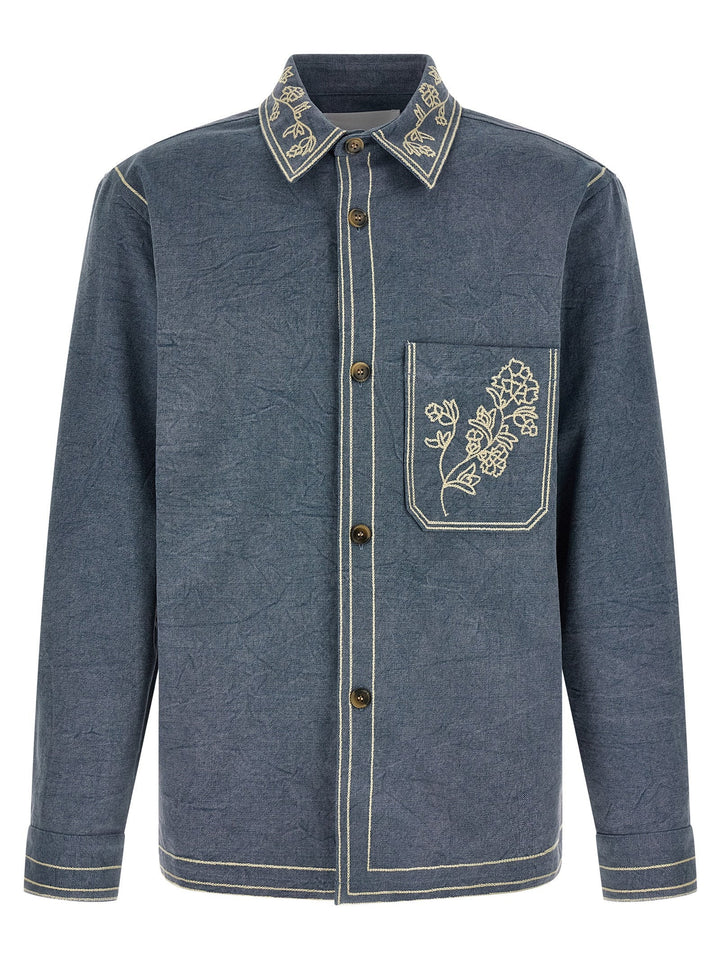 Isabel Marant Blue Cotton Blouse