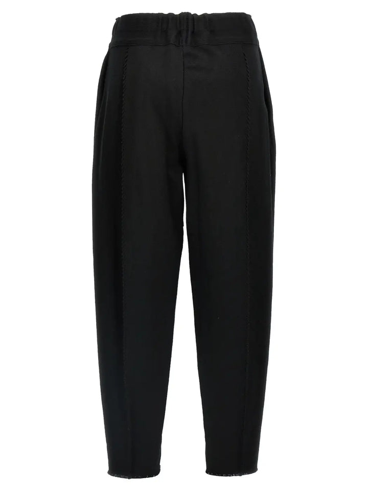 Men’s Issey Miyake Black Cotton Casual Pants