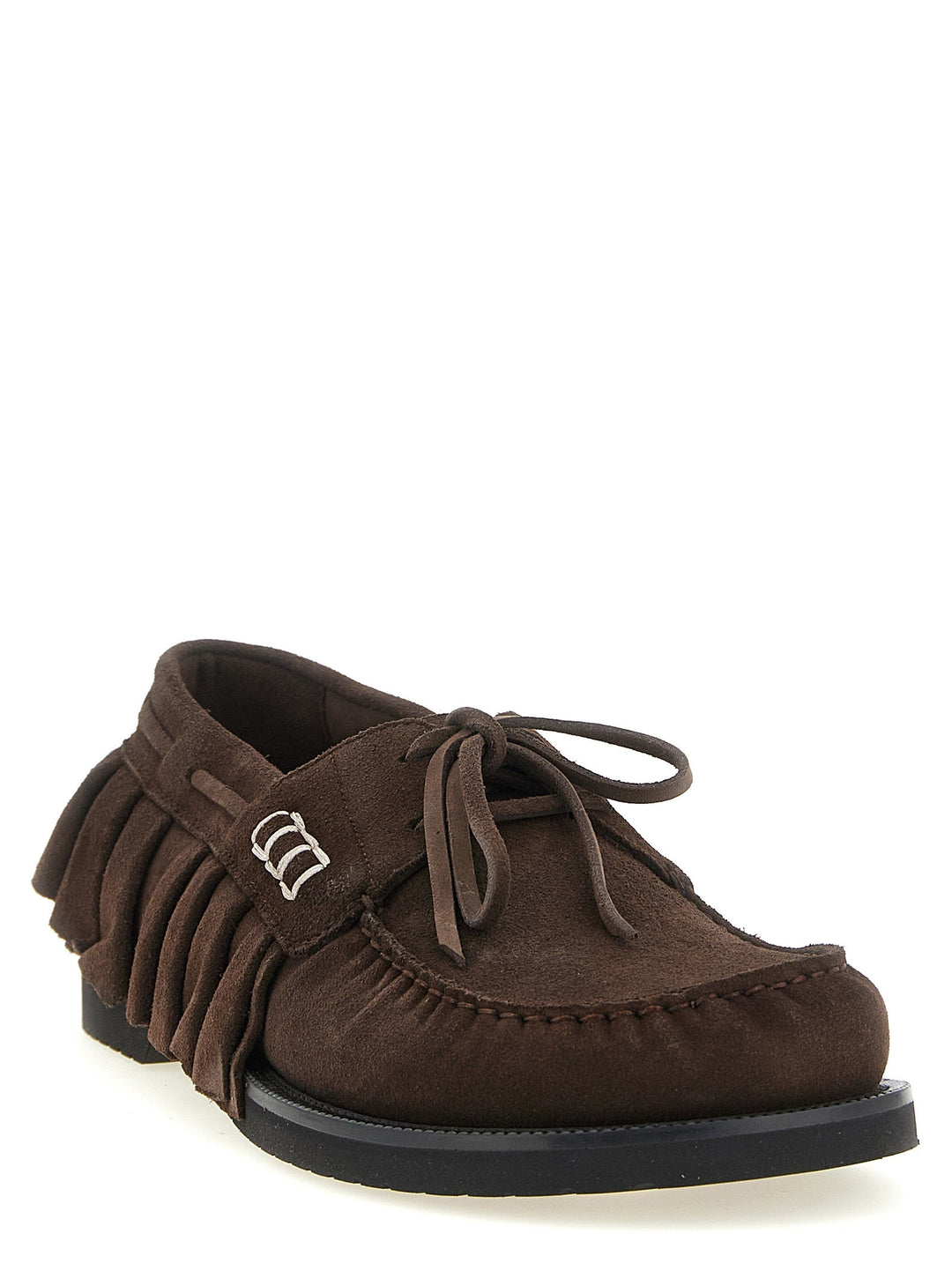 Men’s J.w.anderson Brown Suede Leather Moccassin
