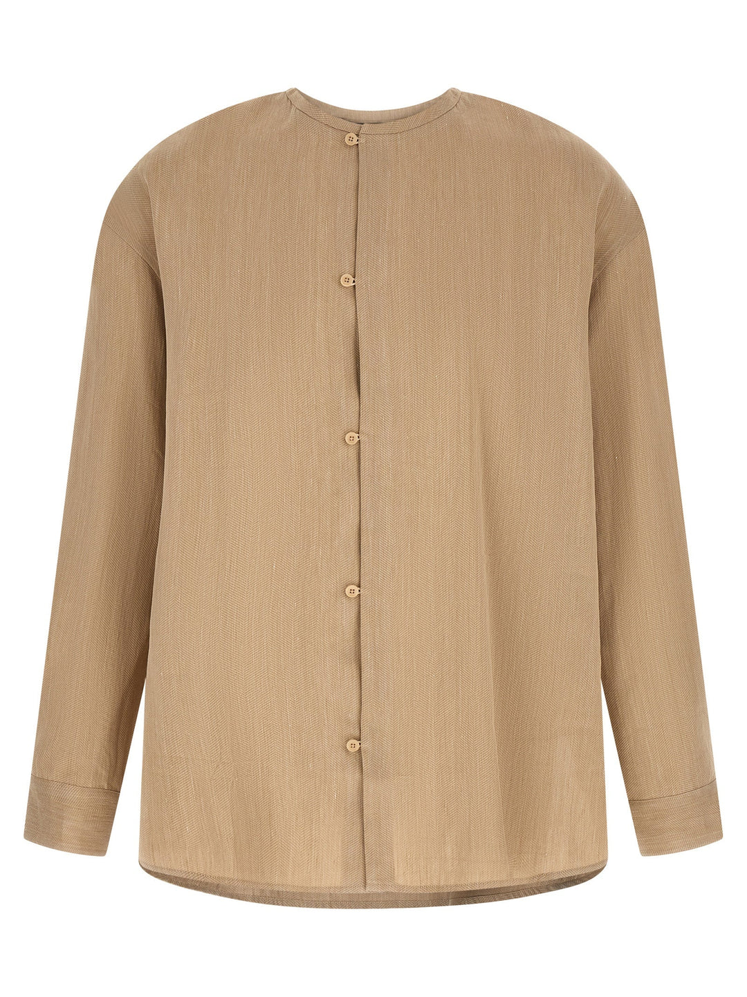 Jacquemus Beige Linen Blouse