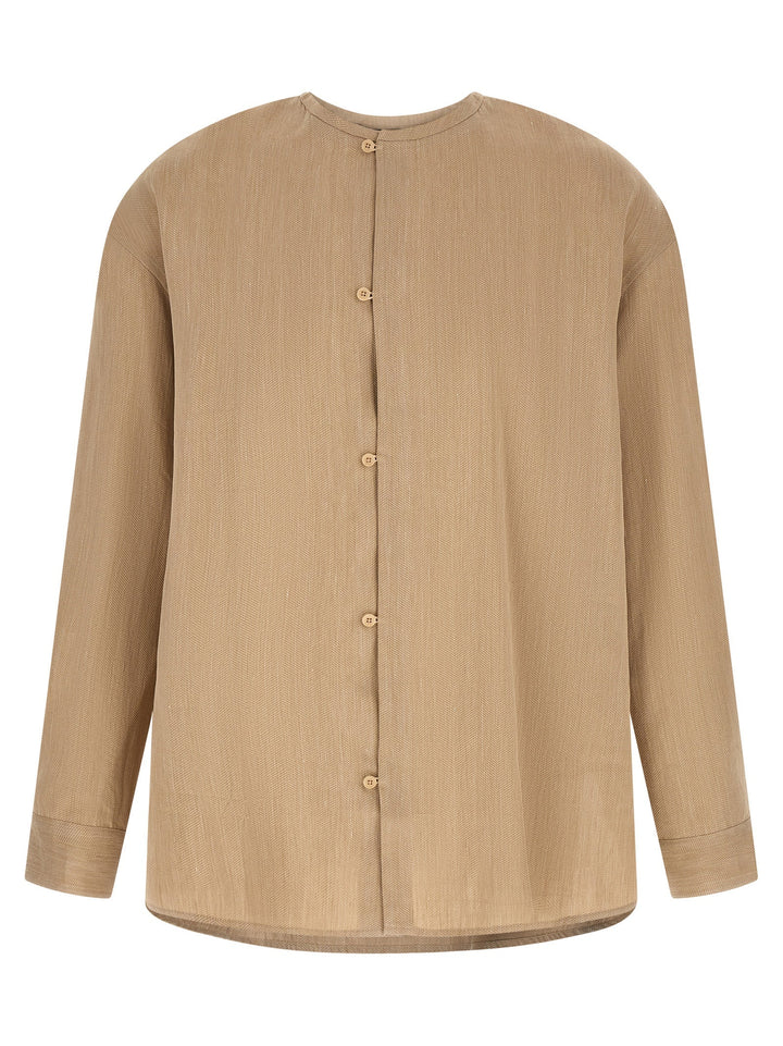 Jacquemus Beige Linen Blouse