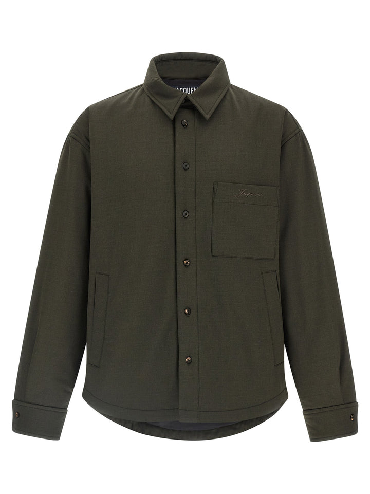 Men’s Jacquemus Bicolor Virgin Wool Shell Jacket