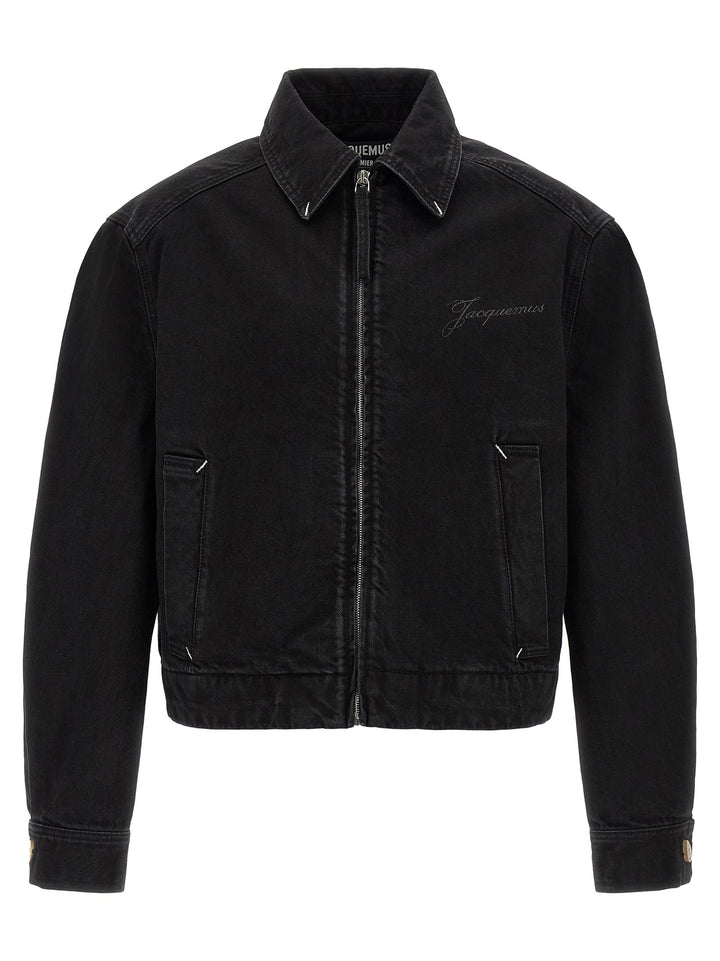 Men’s Jacquemus Black Cotton Denim Jacket