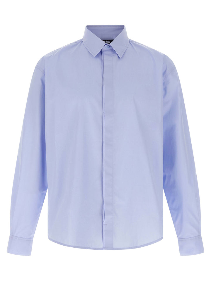 Jacquemus Blue Cotton Blouse