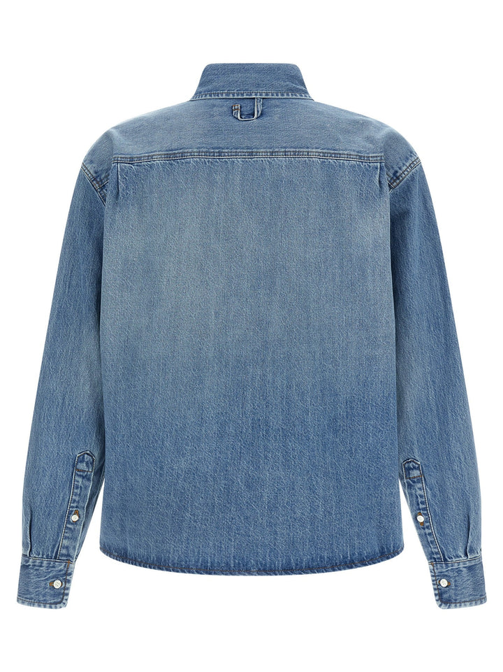 Jacquemus Blue Cotton Blouse