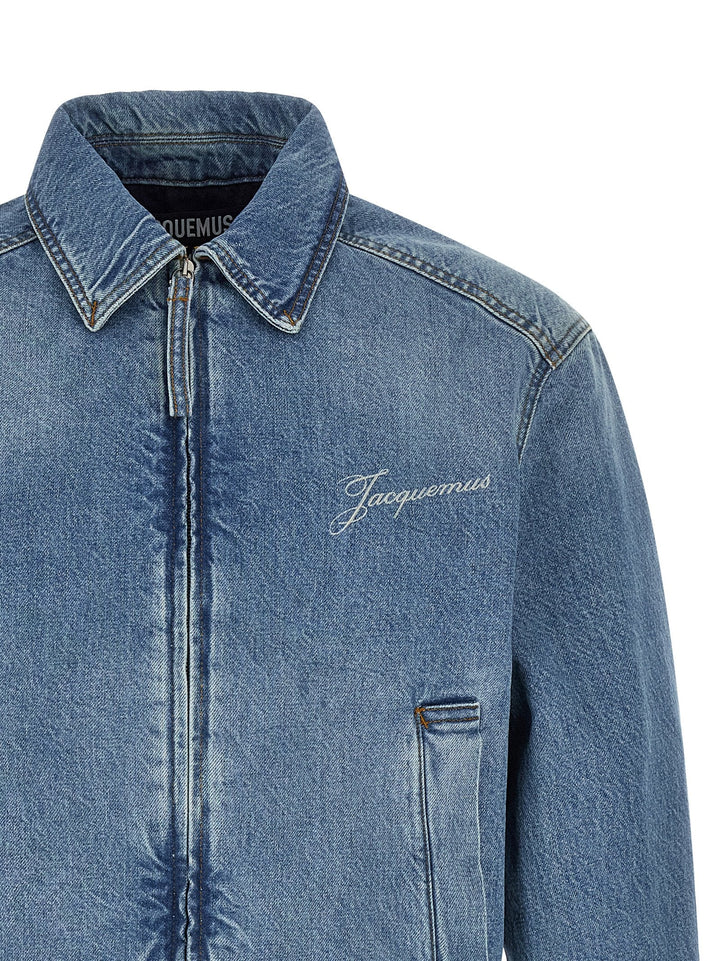 Men’s Jacquemus Blue Cotton Denim Jacket