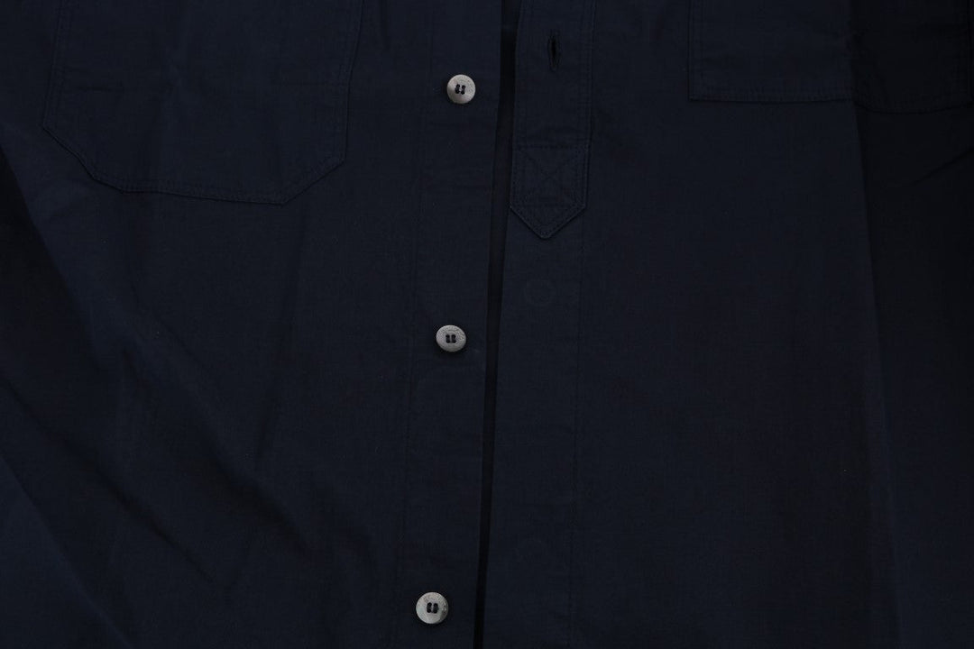 Men’s John Galliano Blue Casual Cotton Long Sleeve Shirt