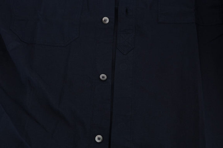 Men’s John Galliano Blue Casual Cotton Long Sleeve Shirt