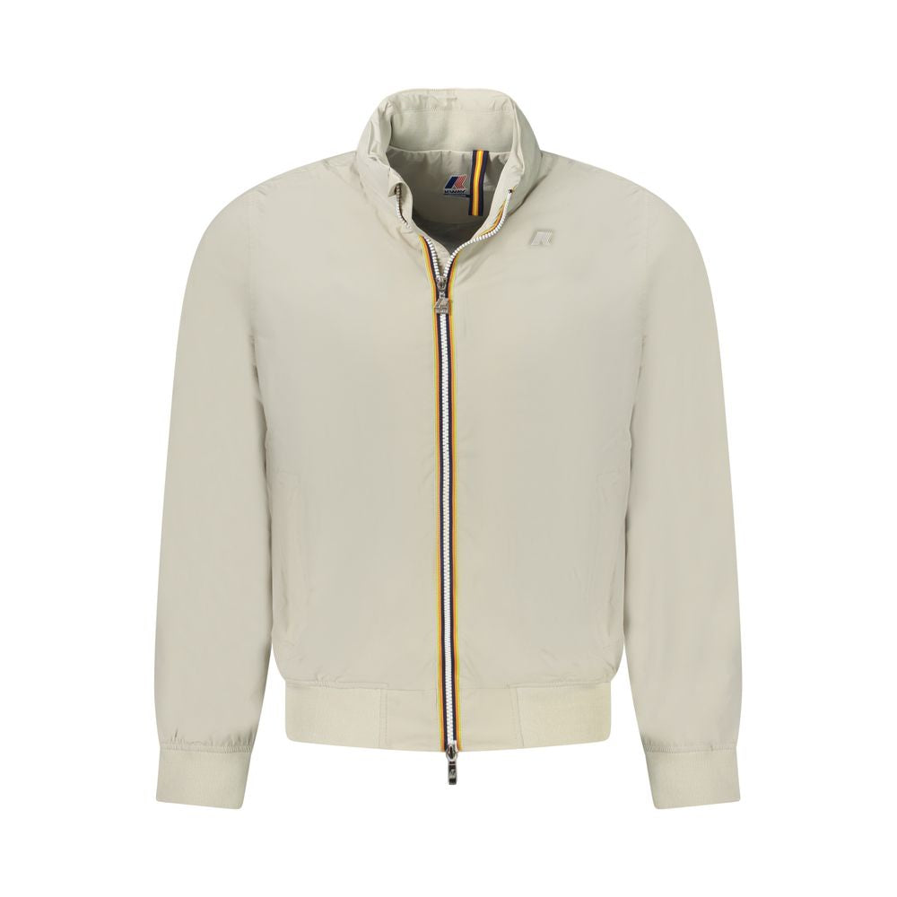 Men’s K-way Beige Nylon Jackets &amp; Coat