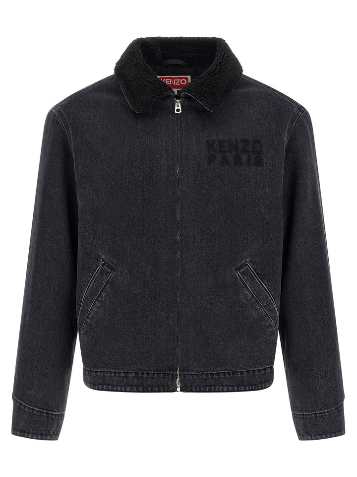 Men’s Kenzo Black Cotton Denim Jacket