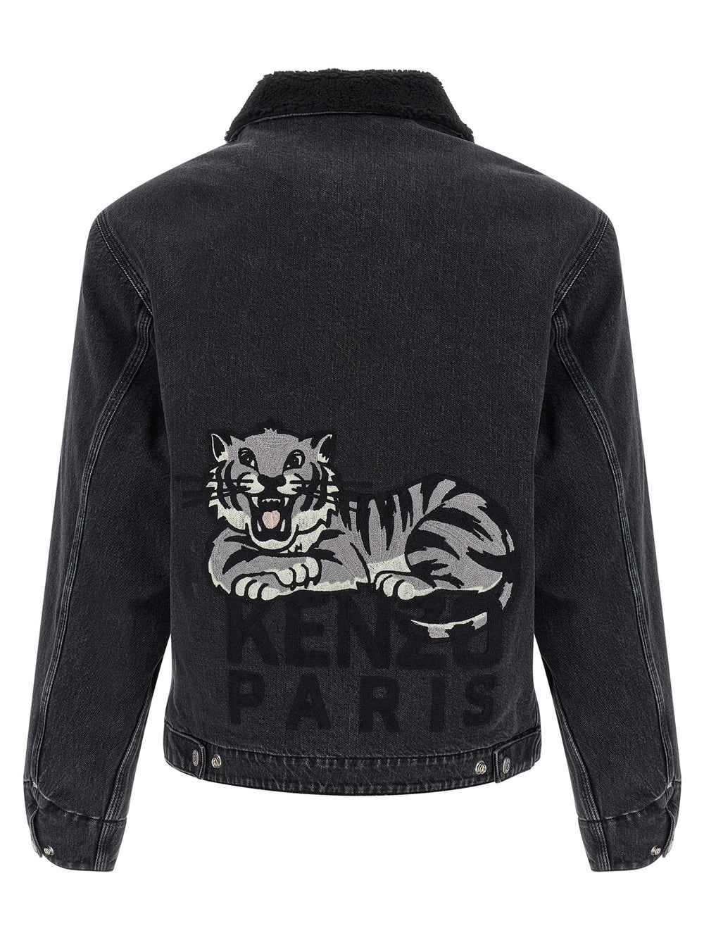 Men’s Kenzo Black Cotton Denim Jacket