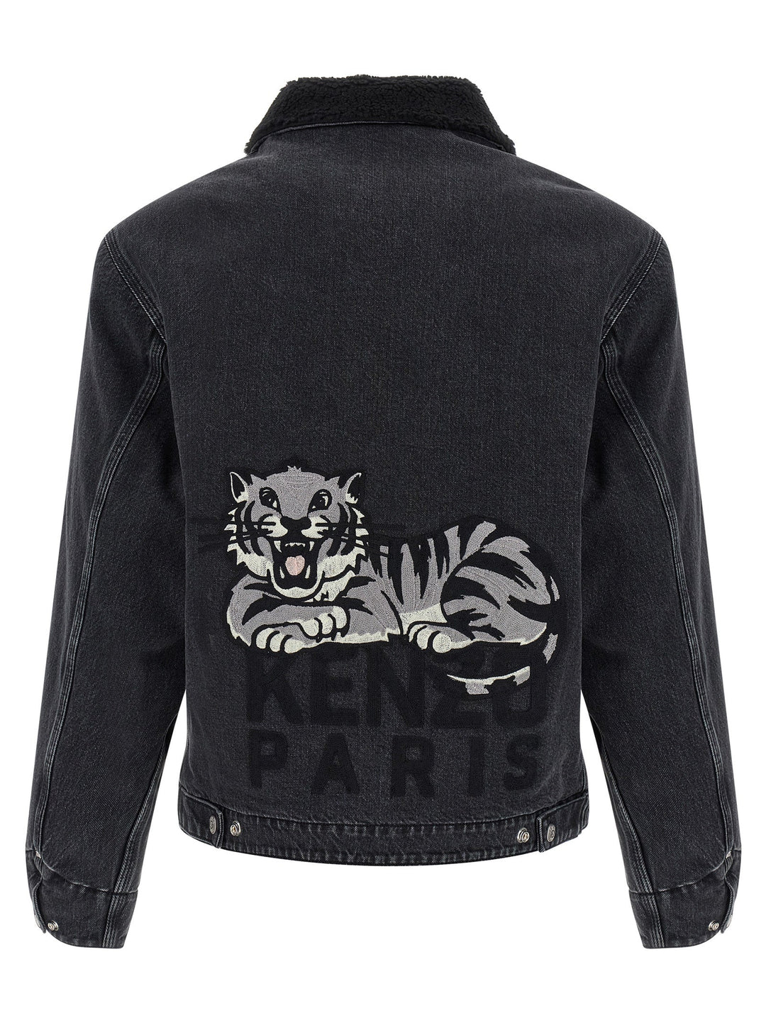 Men’s Kenzo Black Cotton Denim Jacket
