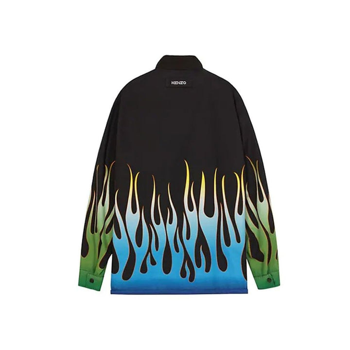 Men’s Kenzo Black Cotton Full-length Jacket