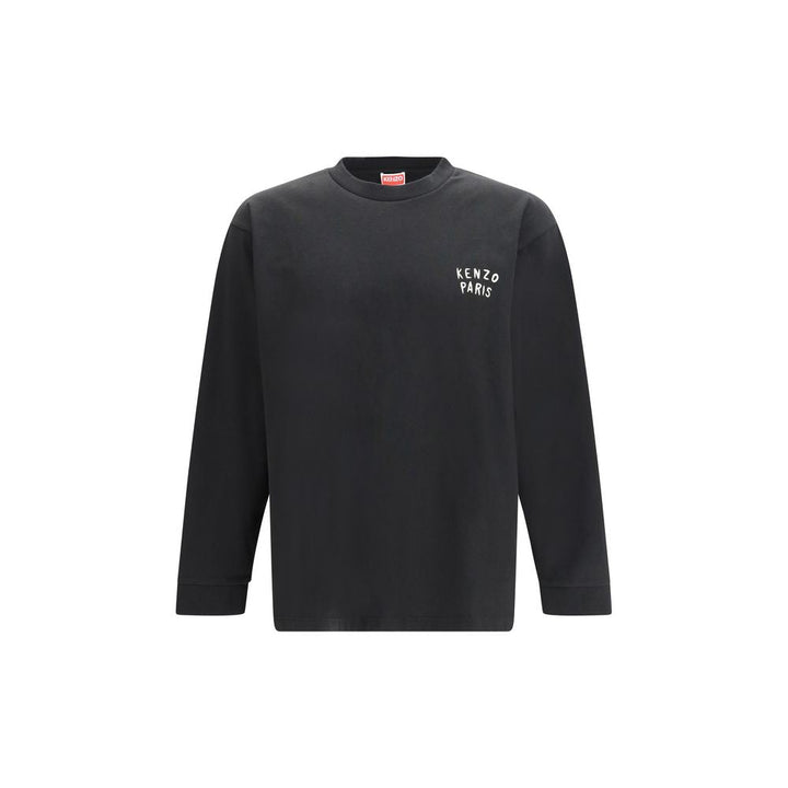 Men’s Kenzo Black Cotton Long Sleeve T-shirt