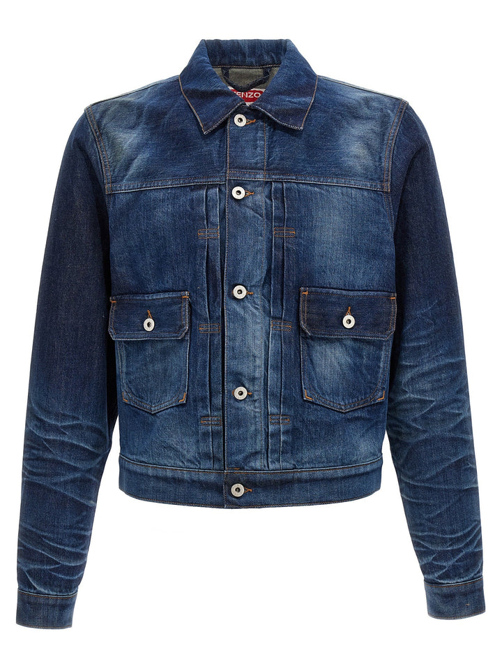 Men’s Kenzo Blue Cotton Denim Jacket