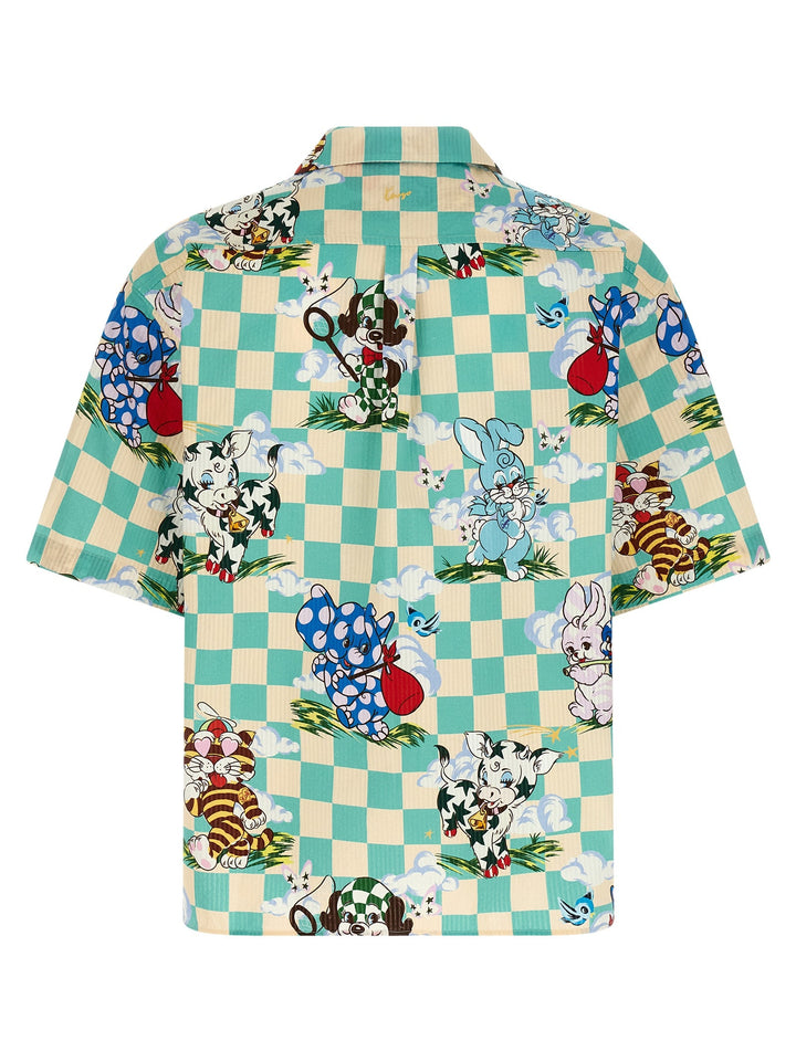 Kenzo Multicolor Cotton Blouse