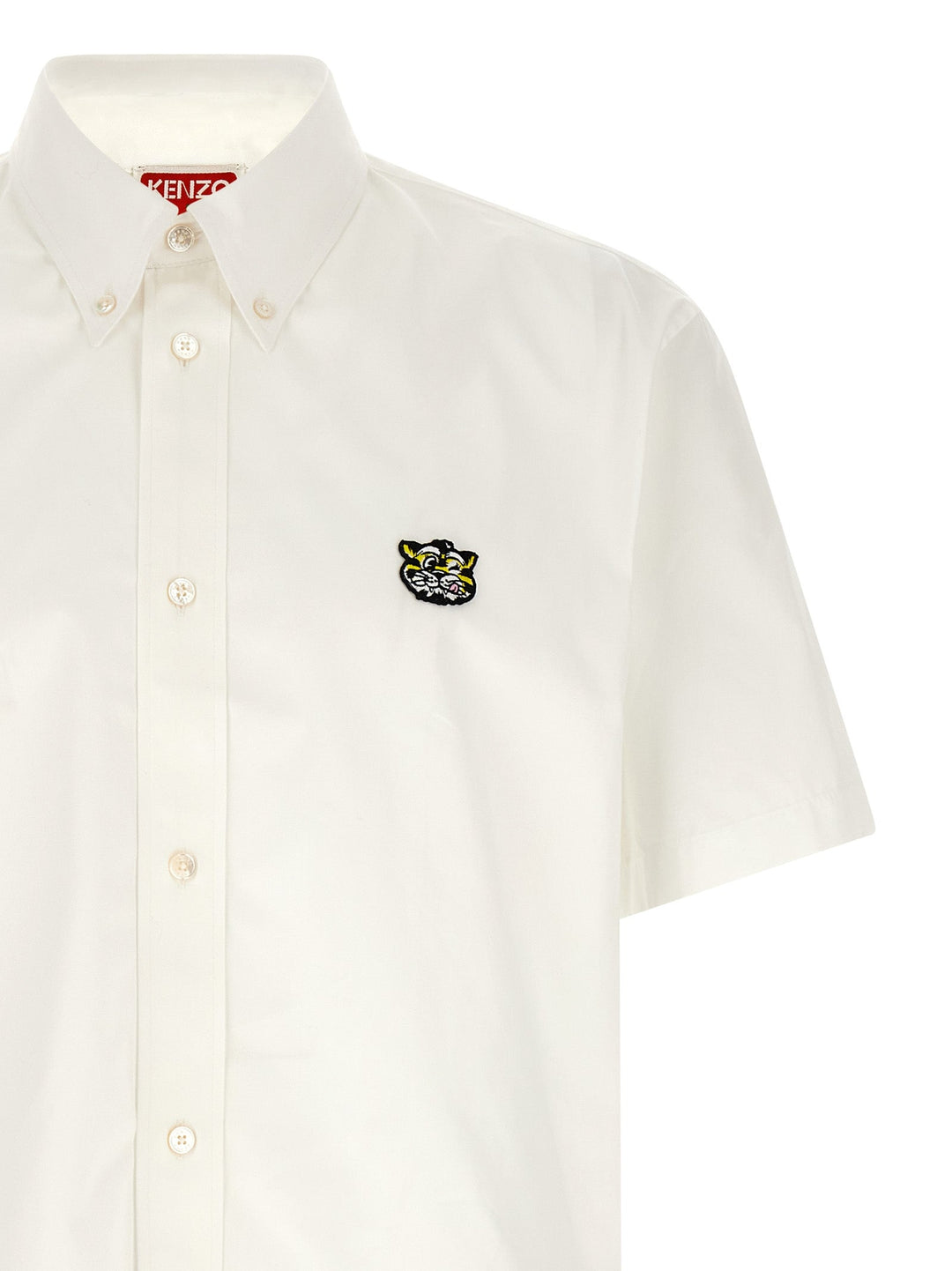 Kenzo White Cotton Blouse