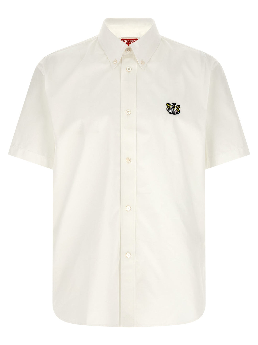 Kenzo White Cotton Blouse