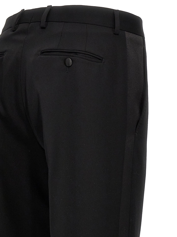 Men’s Lanvin Black Wool Dress Pants