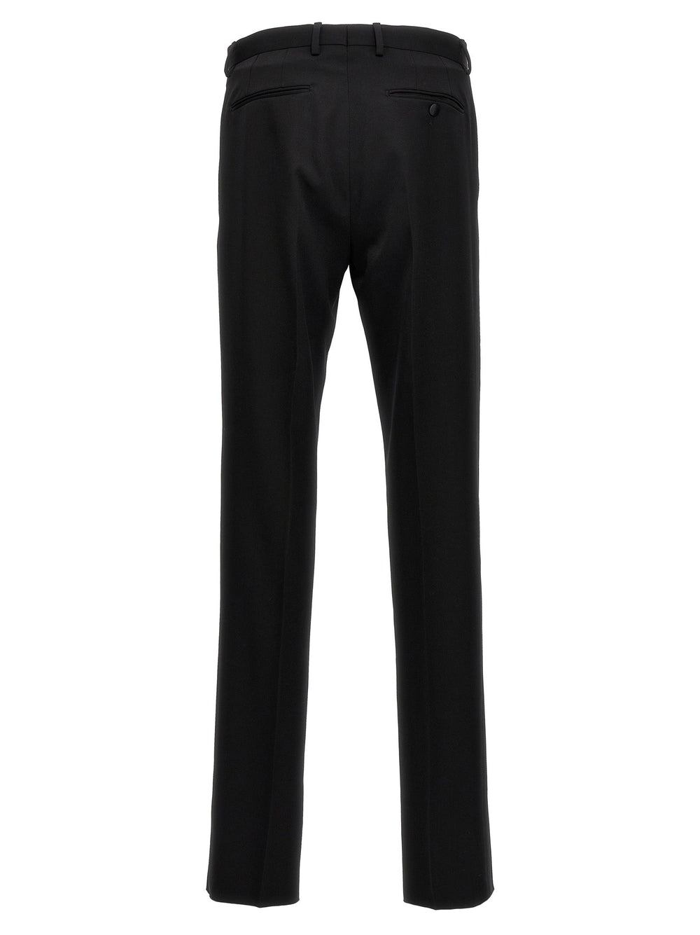 Men’s Lanvin Black Wool Dress Pants