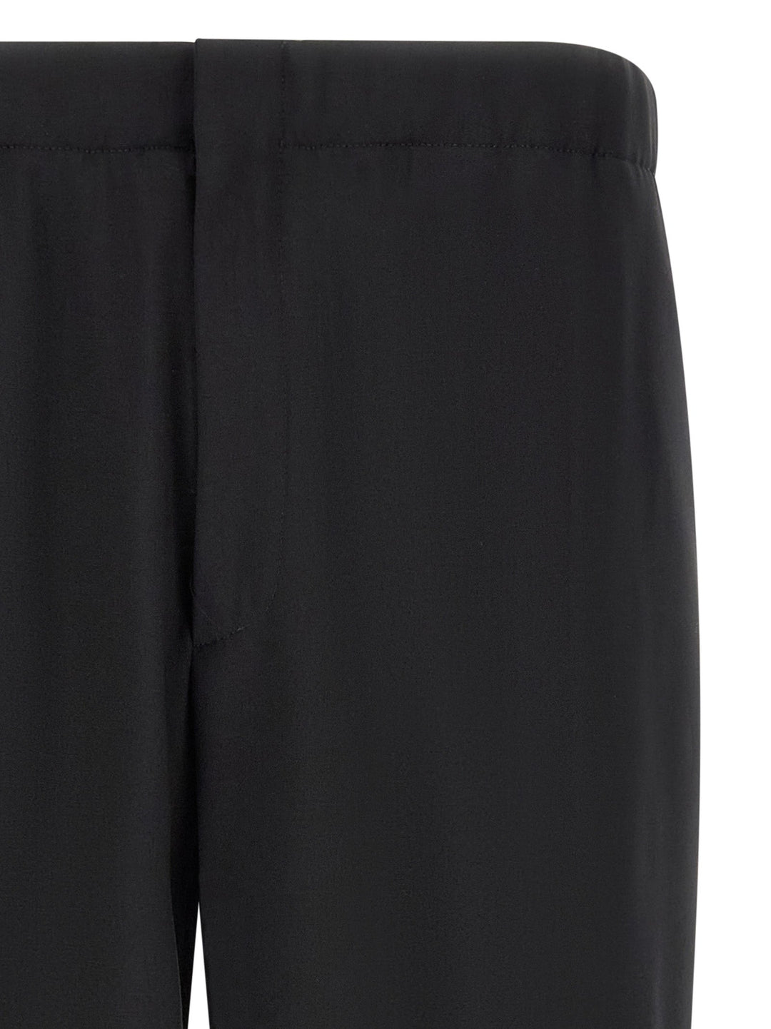 Men’s Lardini Black Virgin Wool Dress Pants