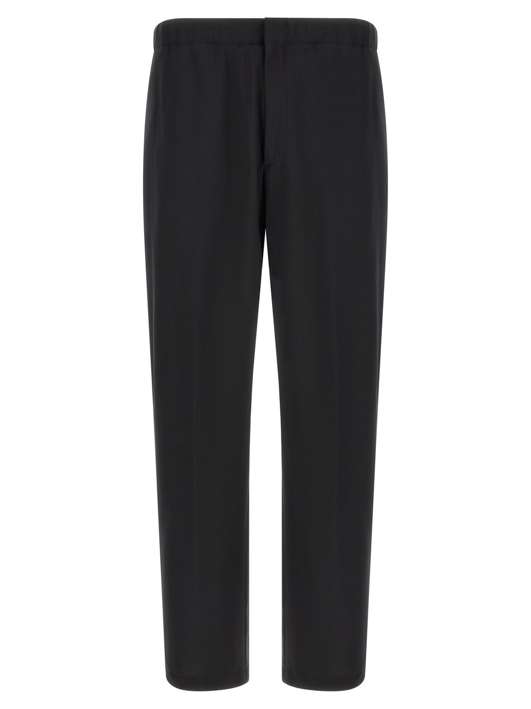 Men’s Lardini Black Virgin Wool Dress Pants