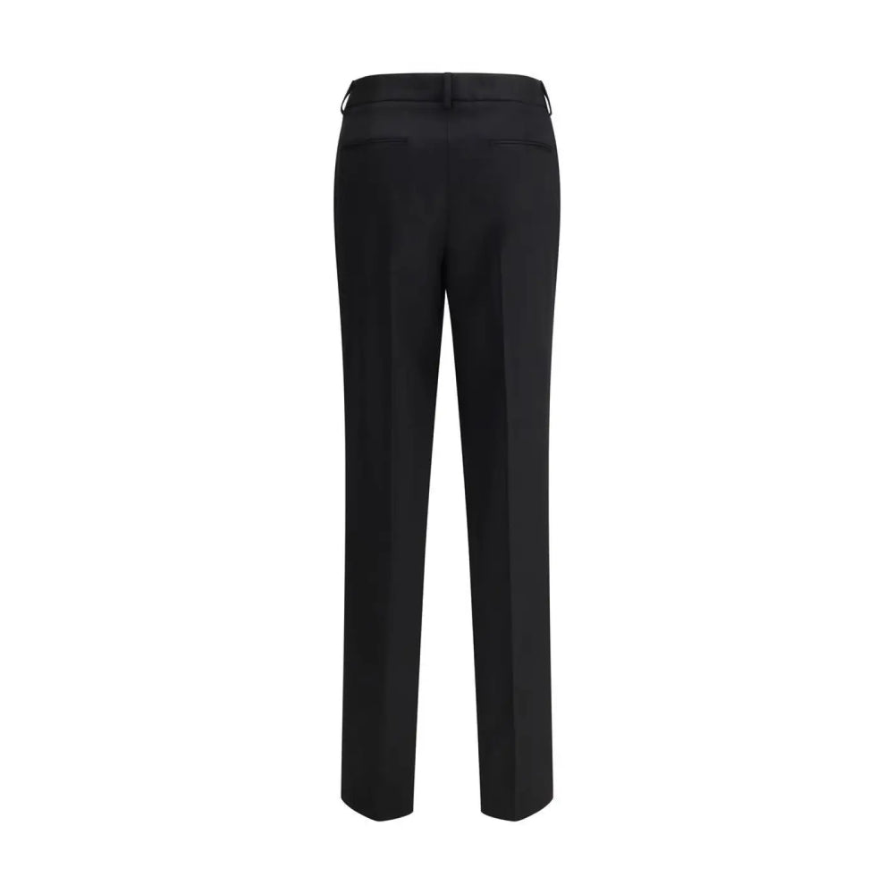 Men’s Lardini Black Wool Oves Aries Pants
