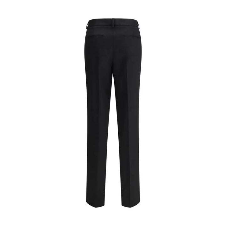 Men’s Lardini Black Wool Oves Aries Pants