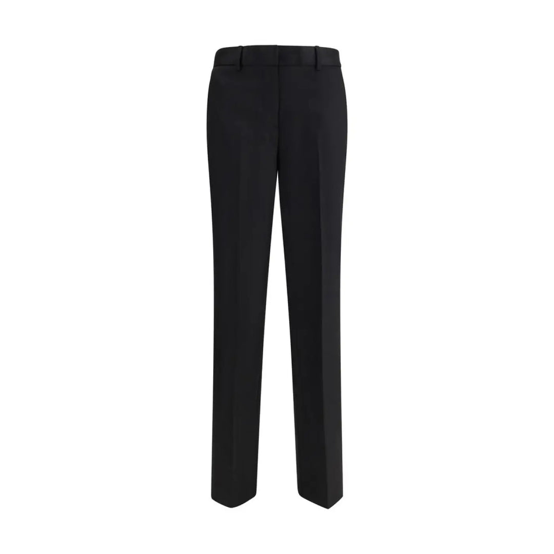 Men’s Lardini Black Wool Oves Aries Pants