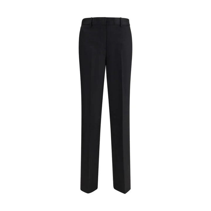 Men’s Lardini Black Wool Oves Aries Pants