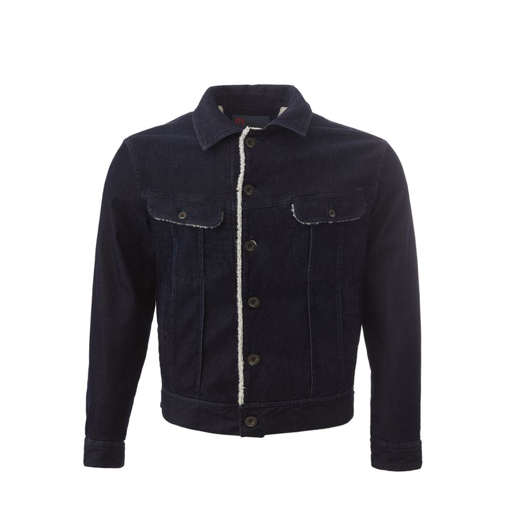 Men’s Lardini Blue Cotton Denim Jacket